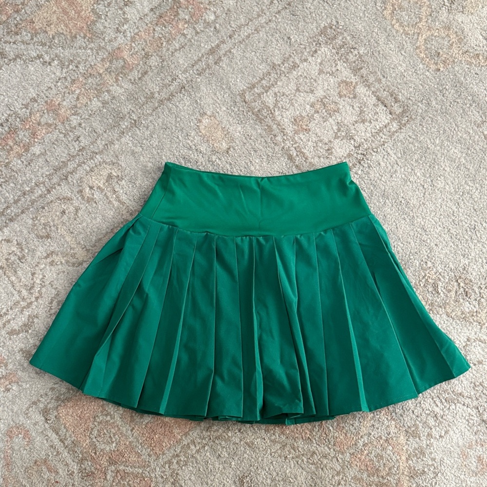 Sincerely Jules Vibrant Green Tennis Skirt